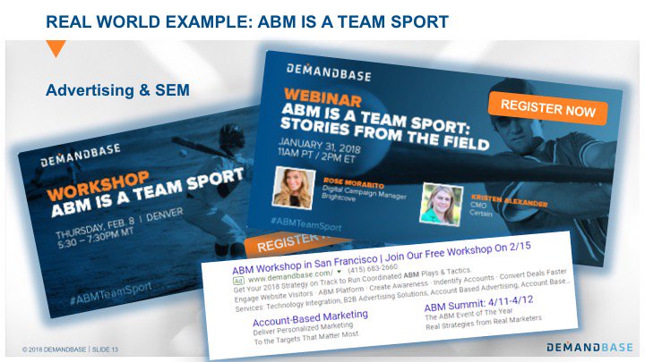 ABM Team Sport Ads SEM