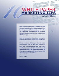 10 White Paper Marketing Tips