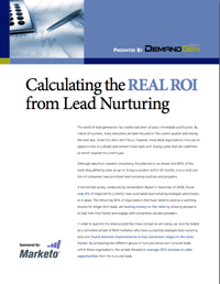 Calculating The Real ROI From Lead Nurturing