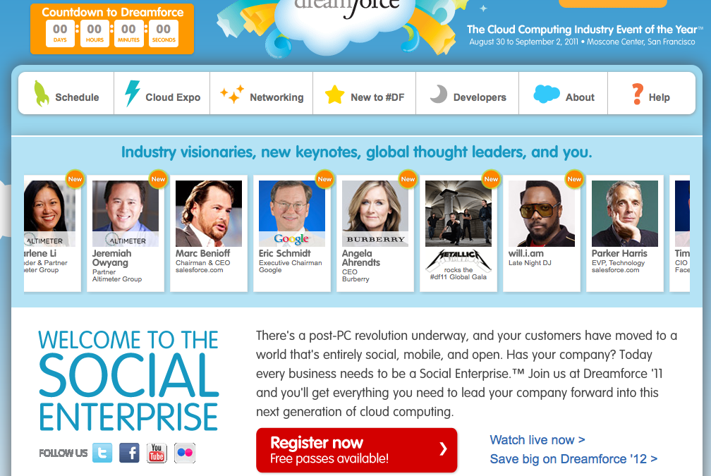 Social Enterprise Takes Center Stage At Dreamforce 2011 As Vendors Roll Out New Tools