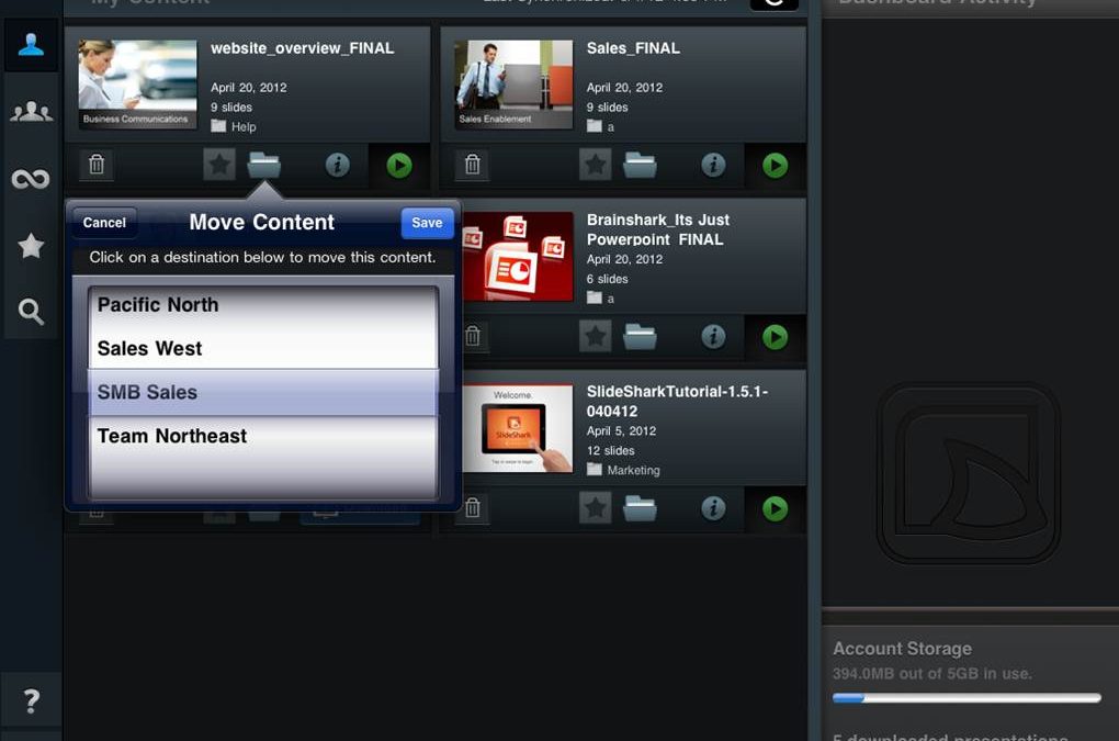 Brainshark SlideShark Team Edition Update Focuses On Easy Content Access, Management Features