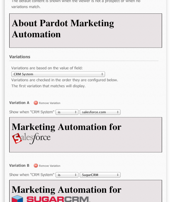 Pardot Adds Updated Personalization, Landing Page Tools To Marketing Automation Solution