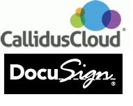 Callidius Docusign logos