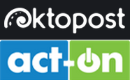 Oktopost ActOn logos