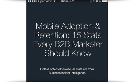 15 Mobile Stats For B2B Marketers