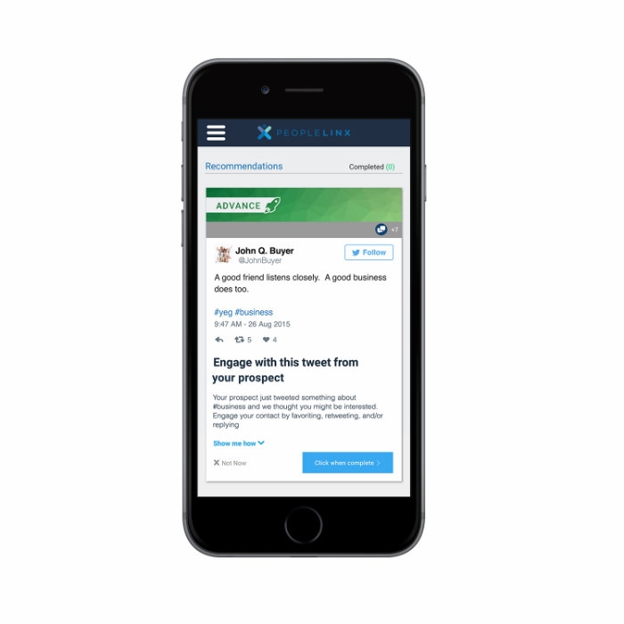 PeopleLinx Unveils Twitter Listening Capabilities For Social Selling Platform