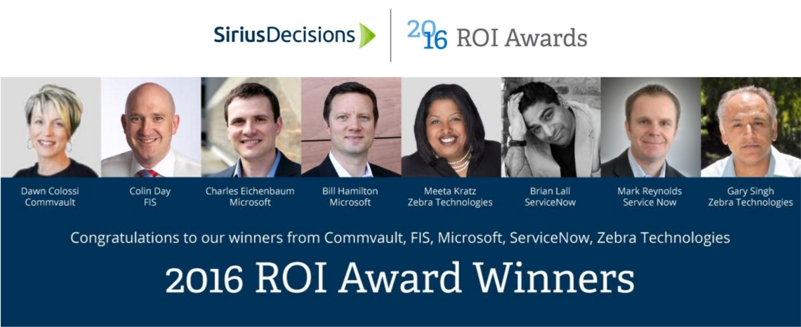 SiriusDecisions Announces Return On Integration Awards Winners