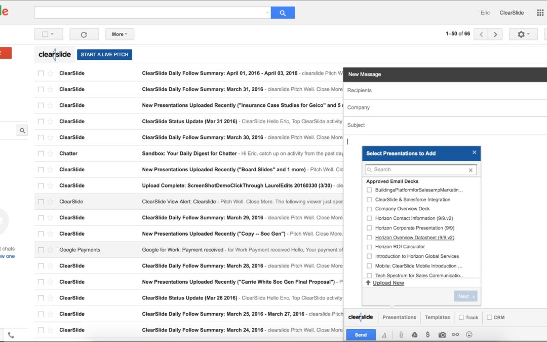 ClearSlide Debuts Gmail Plug-In