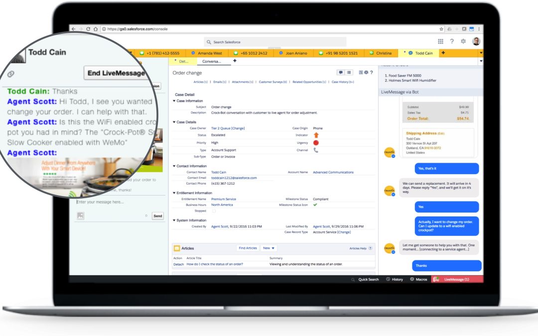 Salesforce Launches LiveMessage Tool For Automated Data Gathering In Service Cloud