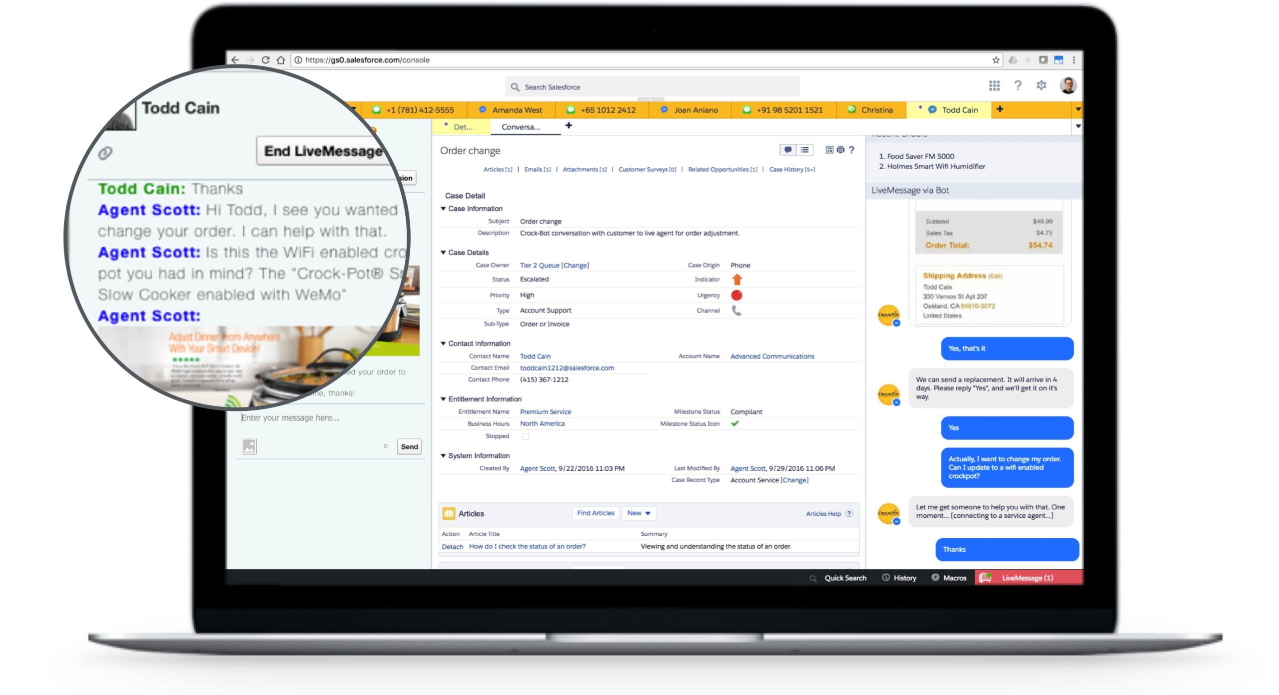 Salesforce Launches LiveMessage Tool For Automated Data Gathering In Service Cloud