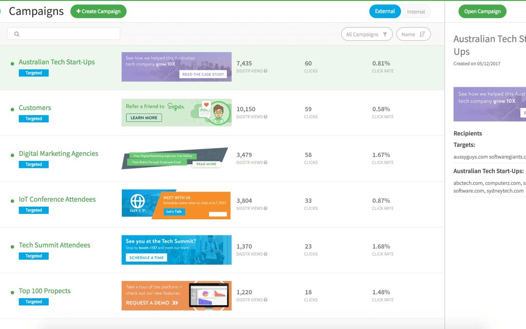 Sigstr Adds ABM Functionality To Email Signature Product