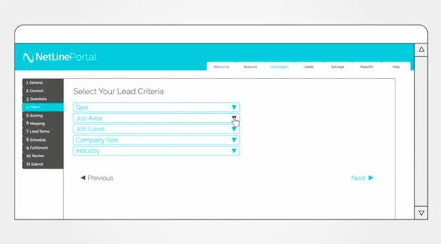 NetLine Corporation Adds New Lead Gen Features To Portal