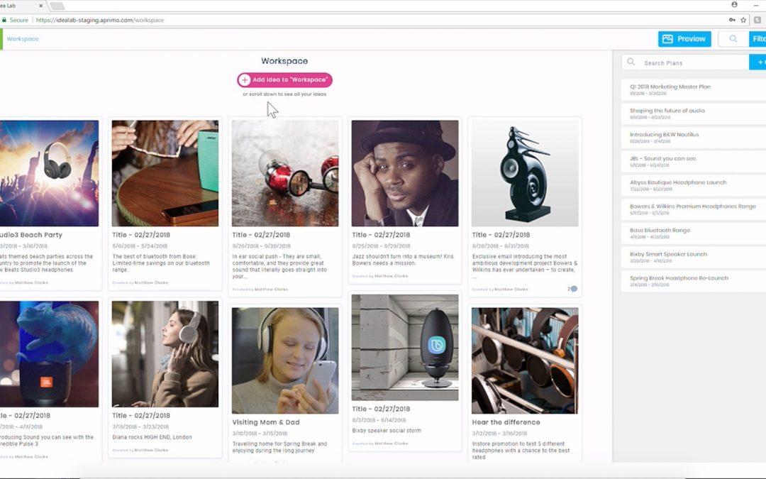 Aprimo Launches Content Ideation Tool