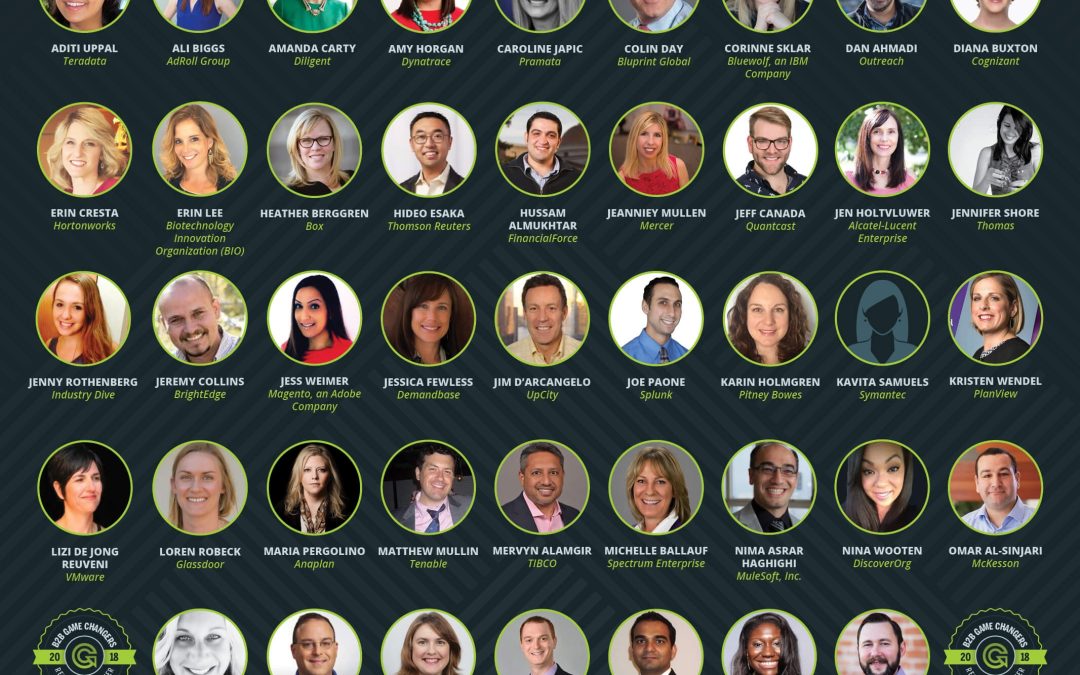 Integrate Unveils Winners Of 2018 B2B Game Changers Revenue Marketers Spotlight Awards