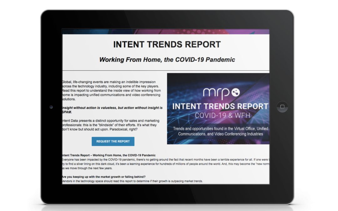 MRP Unveils Intent Trends Report
