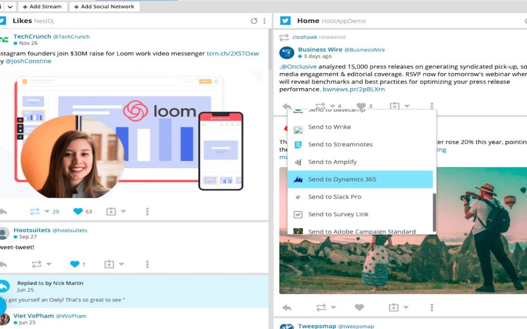 Hootsuite Announces Integration With Microsoft Dynamics 365