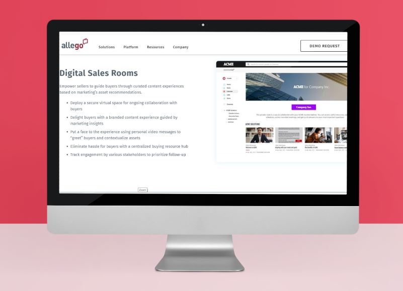 Allego's Digital Sales Rooms Tool Aims To Help Improve Virtual Engagement & Content Sharing