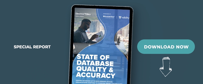 State Of Database Quality & Accuracy: Keeping Databases Up To Date Remains Crucial; Organizations Adapting To Changing Privacy Restrictions