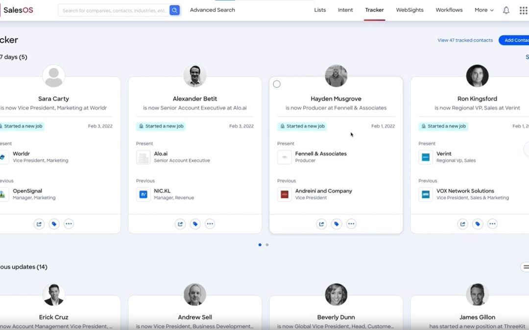 ZoomInfo Launches New Tracker Feature To Empower Users To Maintain Valuable Relationships