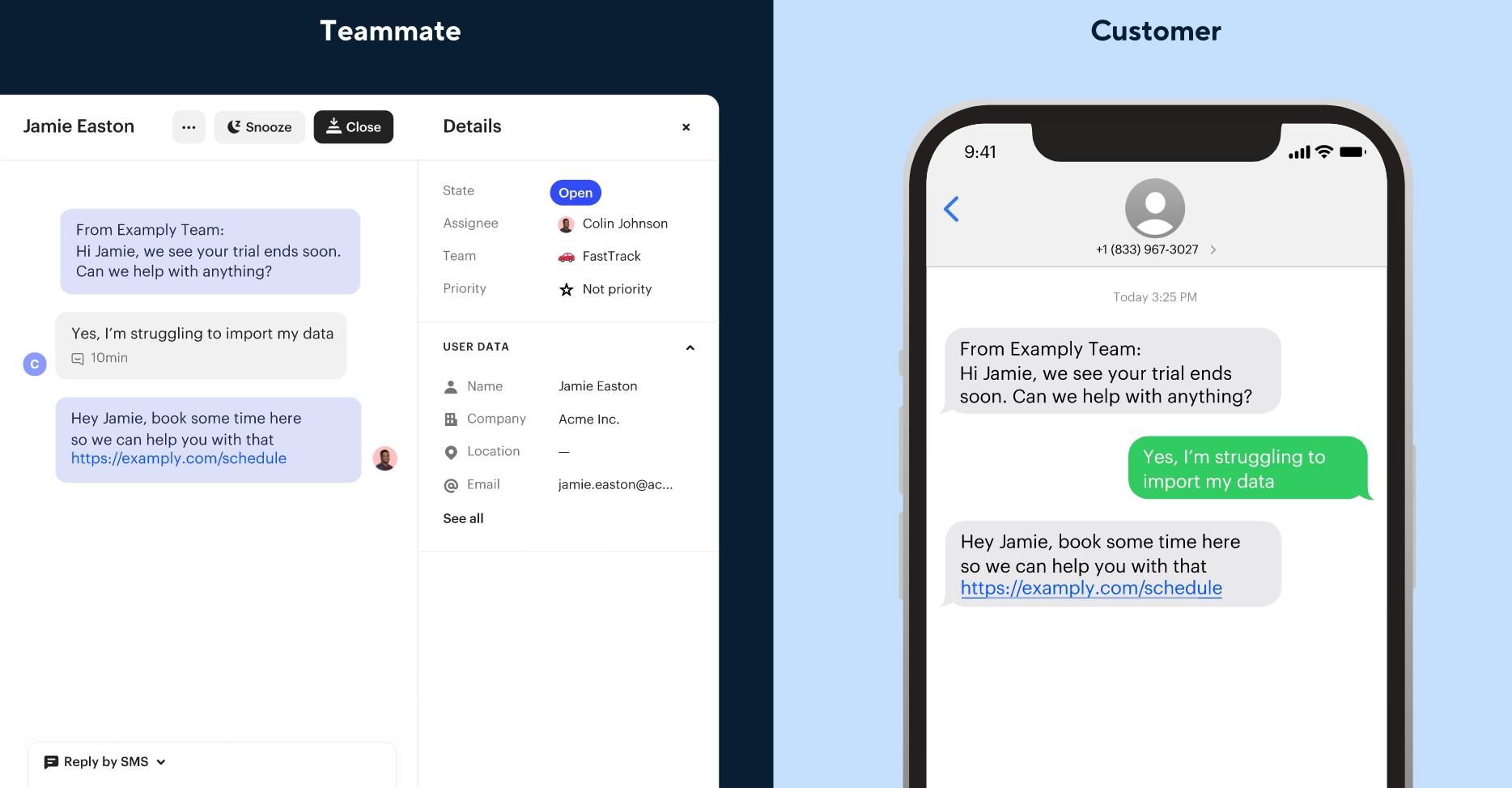 Intercom Launches Two-Way SMS & New Bot Features