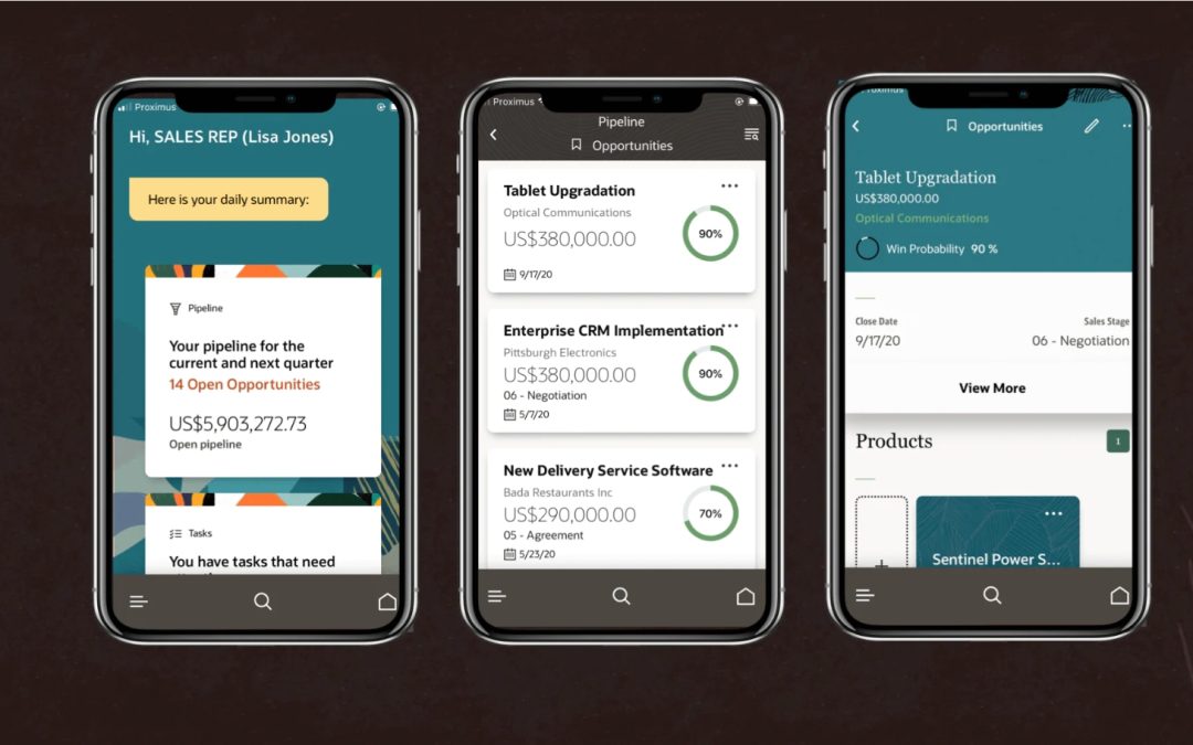 Oracle Releases Next Generation Of Fusion Sales App