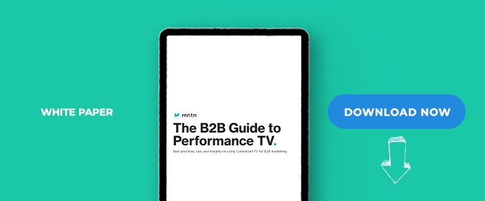 The B2B Guide to Performance TV