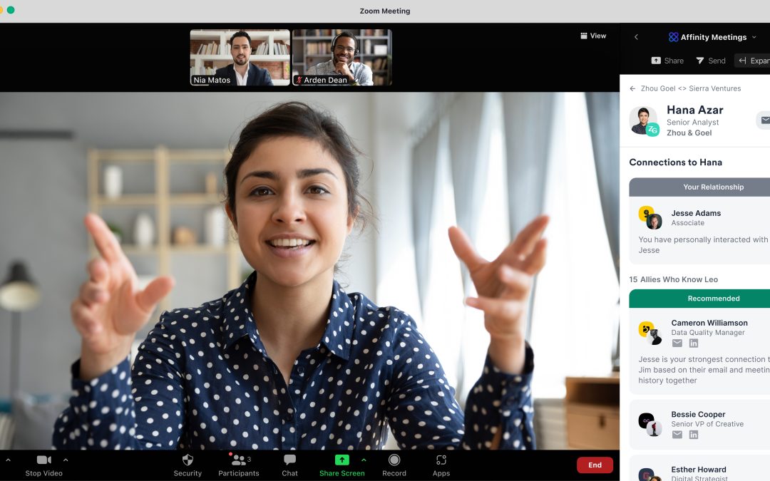 Affinity Seeks To Enhance Zoom With Affinity Meetings
