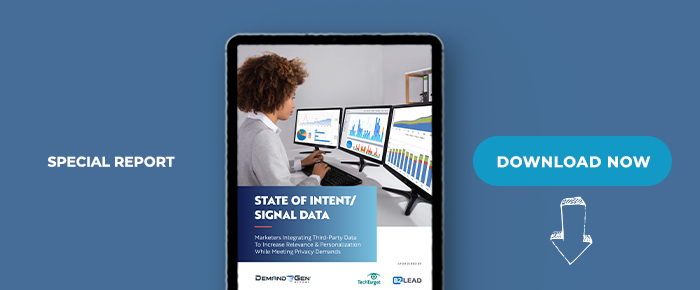 State Of Intent/Signal Data: Marketers Integrating Third-Party Data To Increase Relevance & Personalization While Meeting Privacy Demands