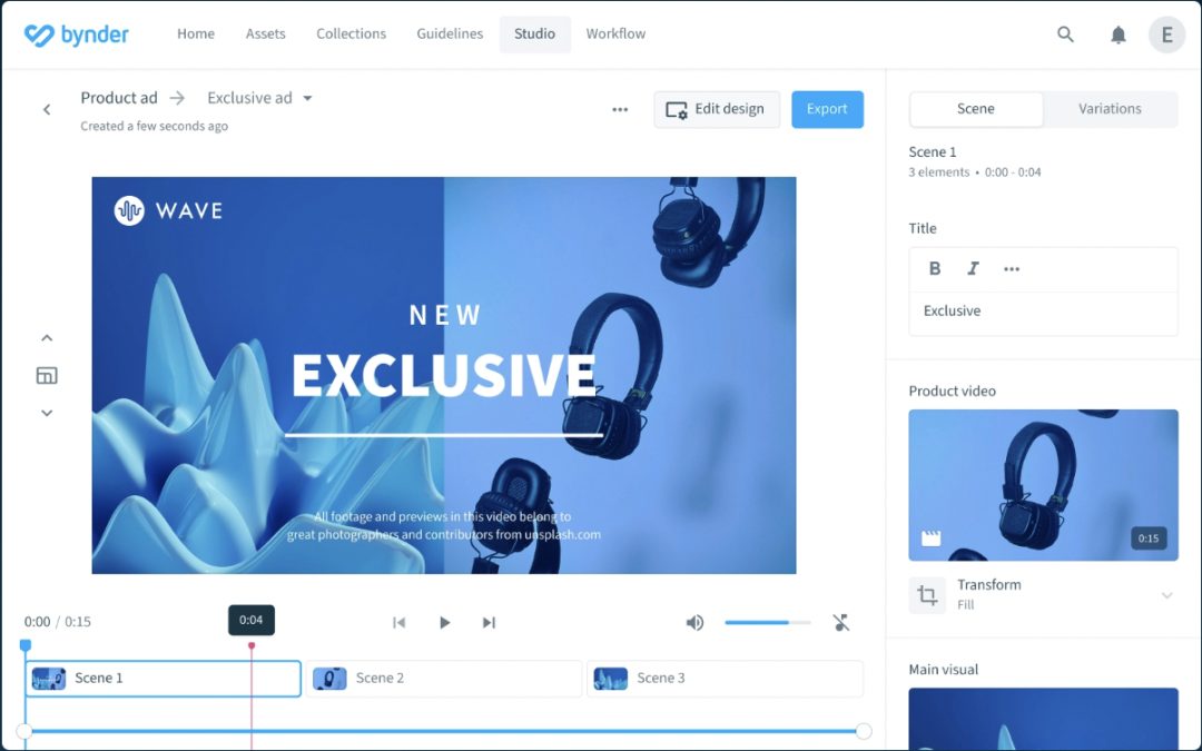 Bynder Unveils Studio, A Unified Digital Content Creation & Templating Solution