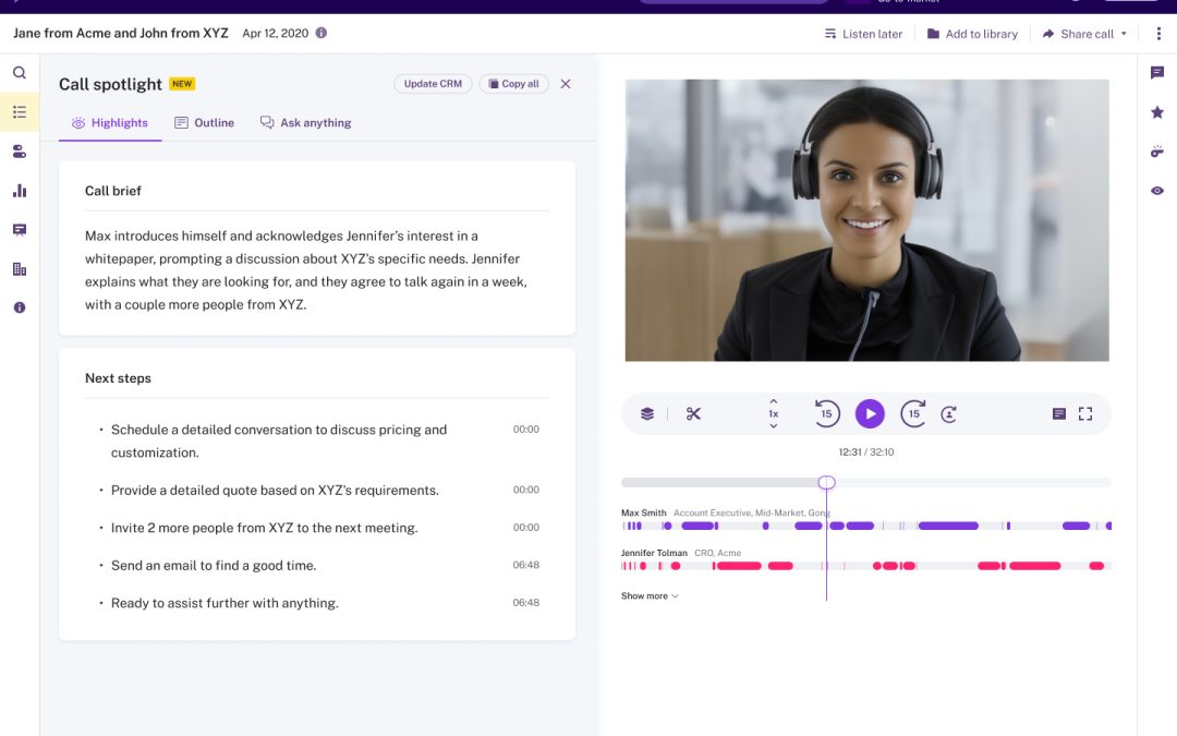 Gong Releases New Generative AI Solution For Revenue Teams