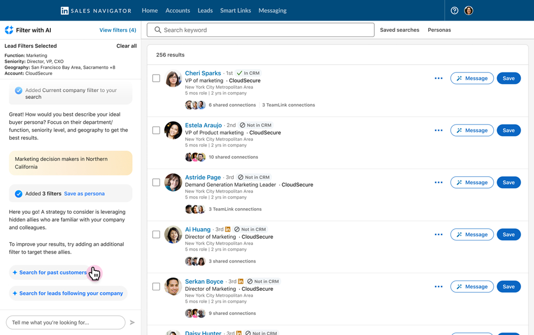 LinkedIn Introduces Sales Navigator AI-Assisted Search & Account IQ