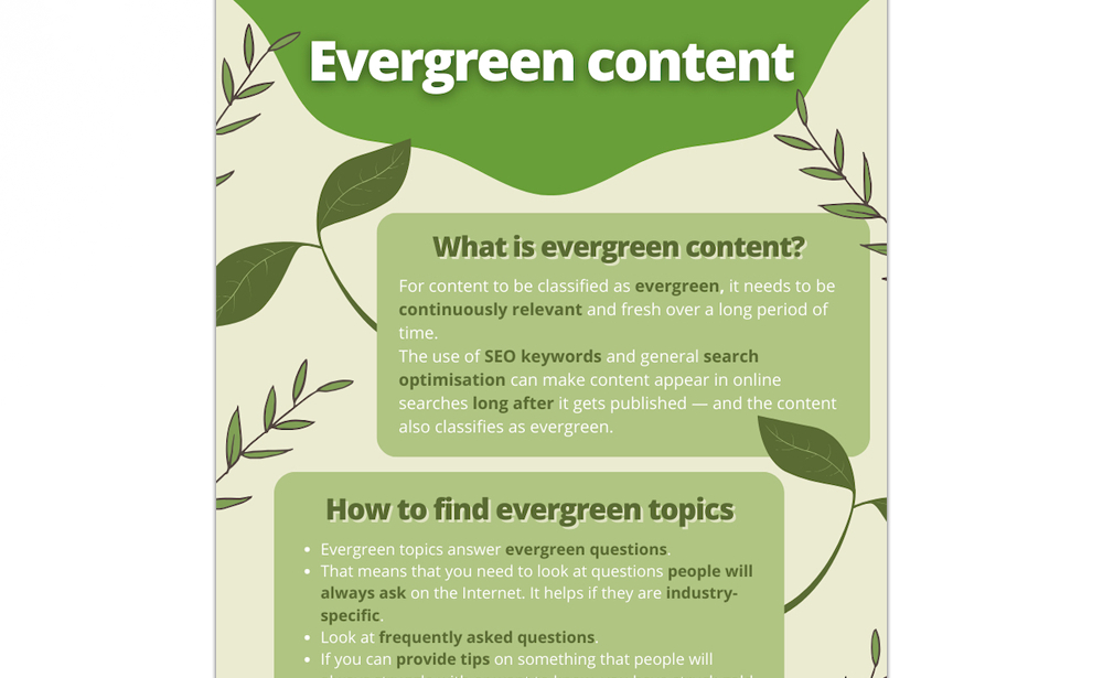 How To Craft Evergreen Content