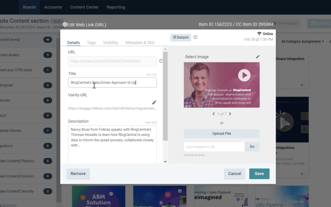 Folloze Website Engager Works To Personalize Web Pages