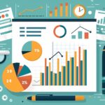 Visualize a flat design of a compensation and benefits analysis
