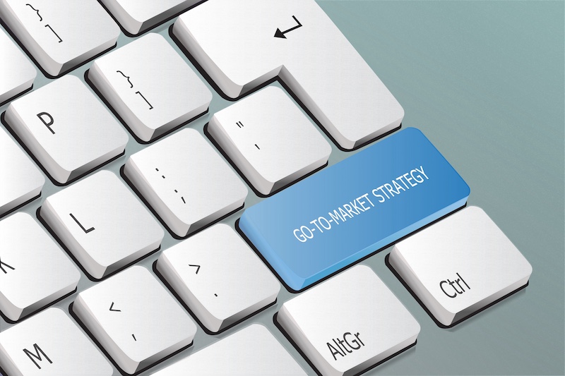 Go to Market Strategy written on the keyboard button