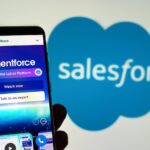 Agentforce by Salesforce displayed on smartphone