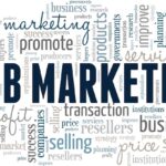 Business to Business (B2B) Marketing word cloud conceptual design isolated on white background.