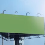 Blank billboard large size for outdoor advertising.