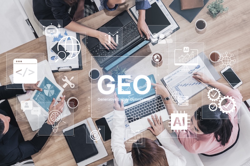 Informa TechTarget Generative Engine Optimization with AI strategy. Corpus