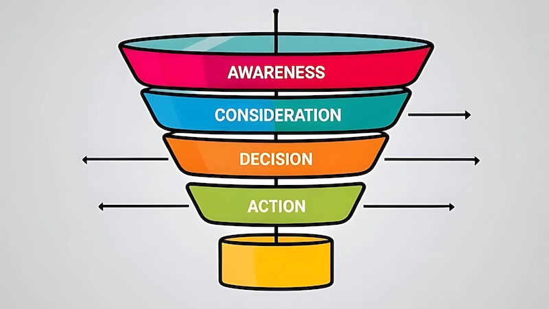5 Lesson from 2026 COSeries Startup marketing funnel infographic for business strategy