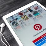 tvScientific by Pinterest Apple iPad Pro with social Internet service Pinterest on the screen. Pinterest application on tablet computer screen.