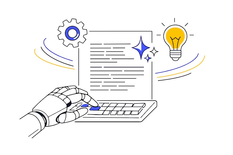 10Fold AI Search Content Channel B2B Tech Marketers Artificial intelligence content generation and creative automation concept