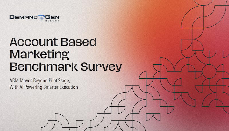 2026 Account Based Marketing (ABM) Benchmark Survey Findings