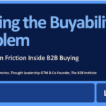 Ty Heath LinkedIn Solving the Buyability Problem Lessons from B2BMX 2026